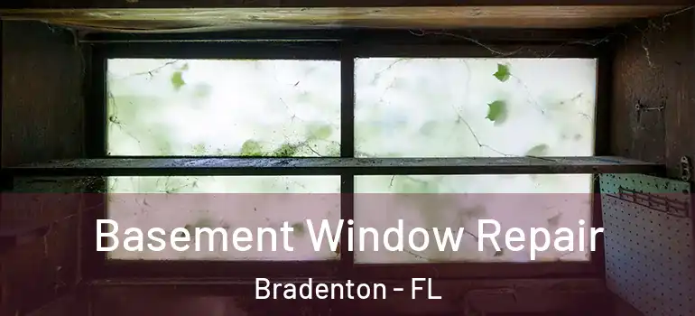 Basement Window Repair Bradenton - FL