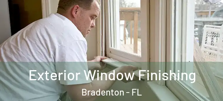 Exterior Window Finishing Bradenton - FL