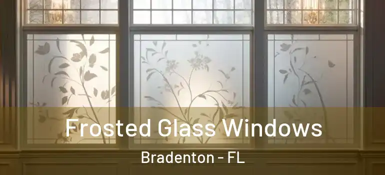 Frosted Glass Windows Bradenton - FL