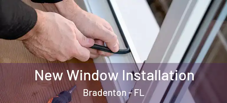 New Window Installation Bradenton - FL