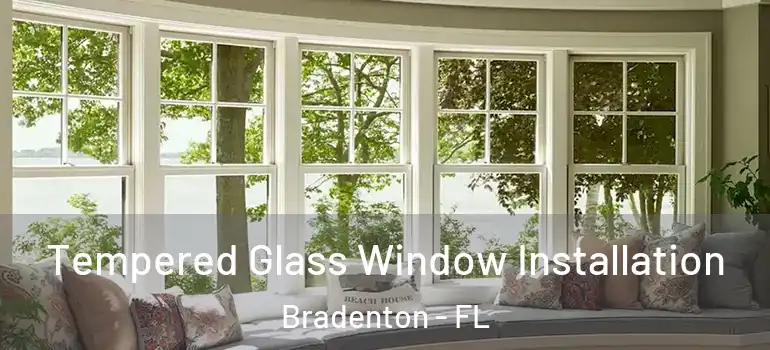 Tempered Glass Window Installation Bradenton - FL