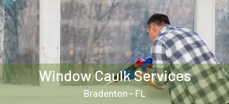 Window Caulk Services Bradenton - FL