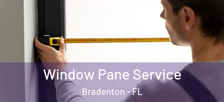 Window Pane Service Bradenton - FL